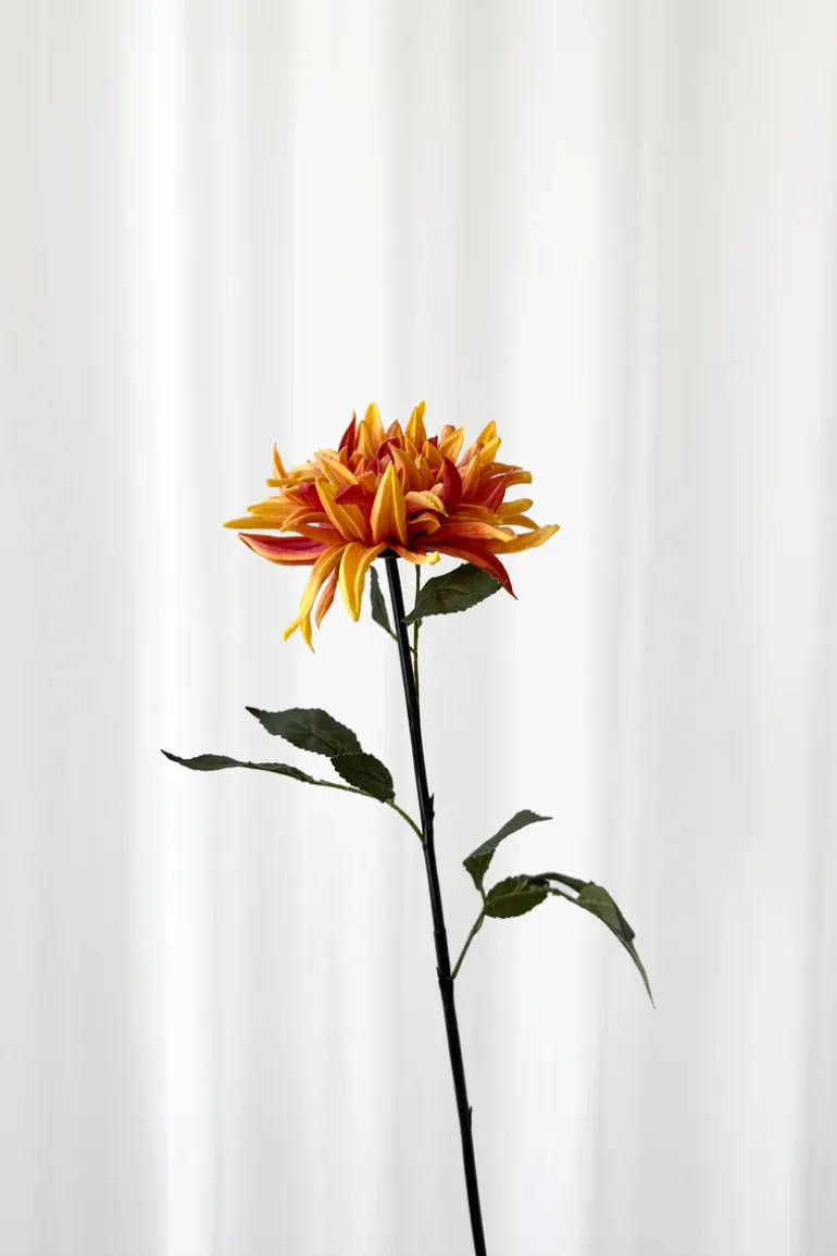 Artificial Flowers - Amber Flower Dahlia