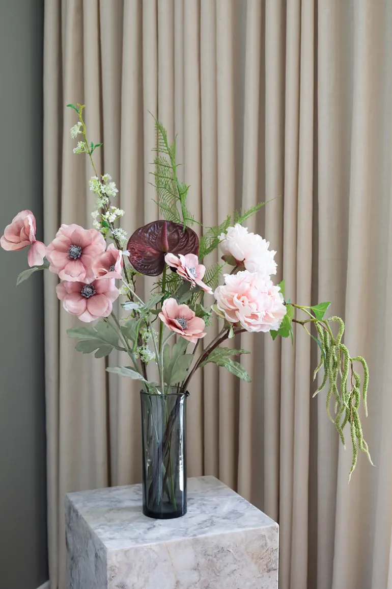 Artificial Flowers - Dusty Rose Poppy