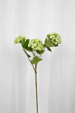Artificial Flowers - Light green Hydrangea branch