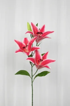 Artificial Flowers - Pink Lily large