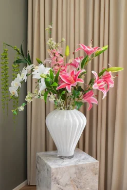 Artificial Flowers - Pink Lily large