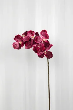 Artificial Flowers - Plum Orchid (7 heads)