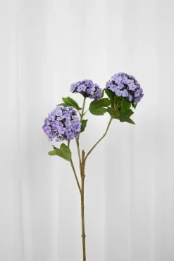 Artificial Flowers - Purple Hydrangea branch