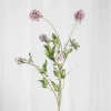 Artificial Flowers - Purple Scabiosa Seed Pod (multible heads)