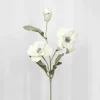 Artificial Flowers - White Poppy