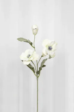 Artificial Flowers - White Poppy