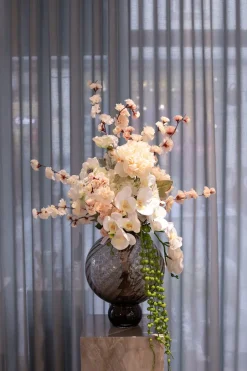 Artificial Flowers - White Cherry blossom branch