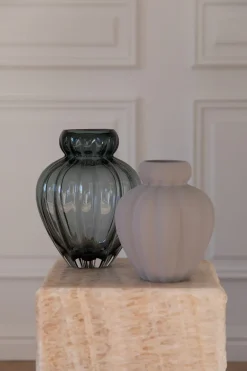 Audrey Vase - Petrol blue Medium