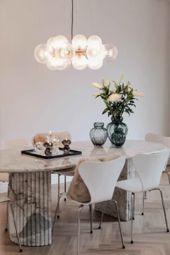 Audrey Vase - Petrol blue Medium