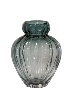 Audrey Vase - Petrol blue Large
