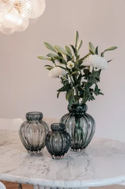 Audrey Vase - Petrol blue Large