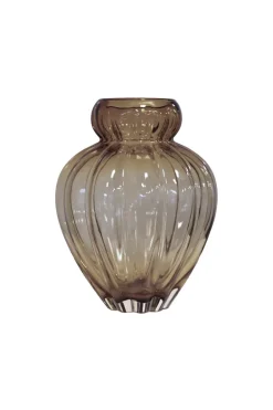 Audrey Vase - Smokey brown Medium