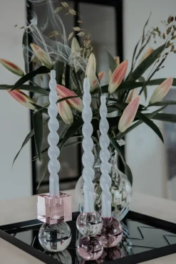 Crystal Color Crush - Clear/Pink Couple