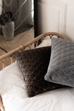 Daytona Pillow - Grey/brown Square