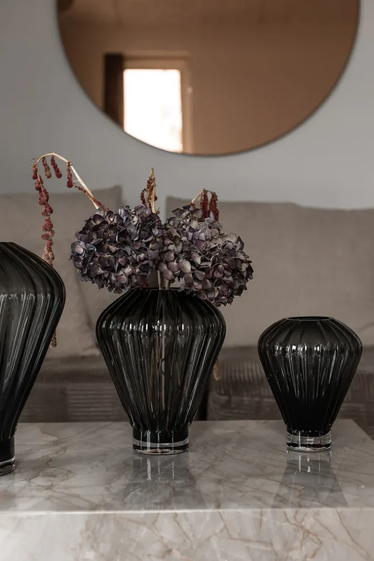 Evelyn Vase - Grey Small