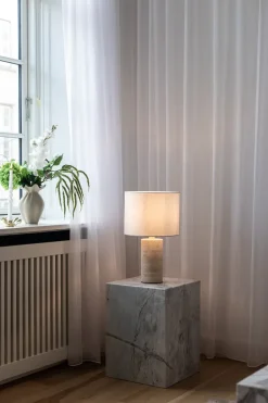 Julia Table Lamp - Travertine