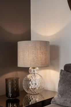 Lily Table Lamp - Clear Harlequin