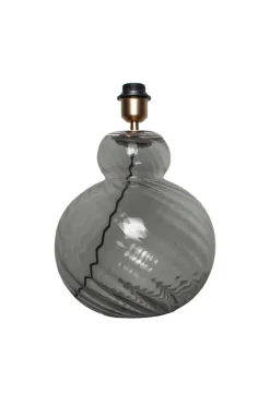 Lily Table Lamp - Grey Swirl