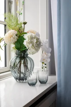 Lina Drinking Glass - Petrol blue