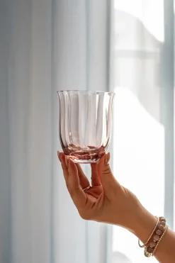 Lina Drinking Glass - Rose