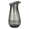 Meadow Pitcher No. 2 - Swirl - cylinder - Grey