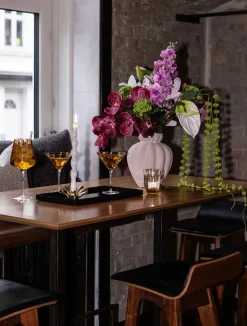 Meadow Stemware - Amber Martini glass