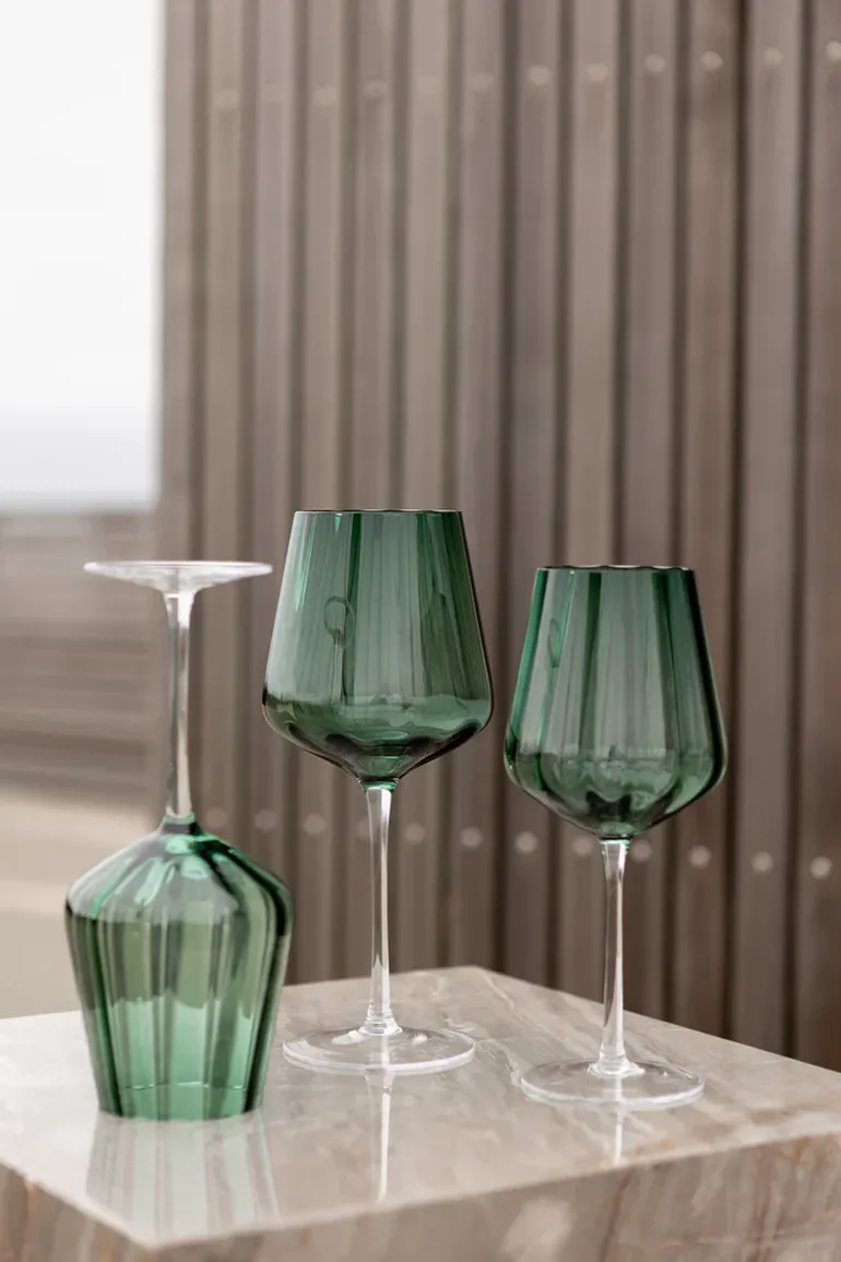 Meadow Stemware - Green Red wine
