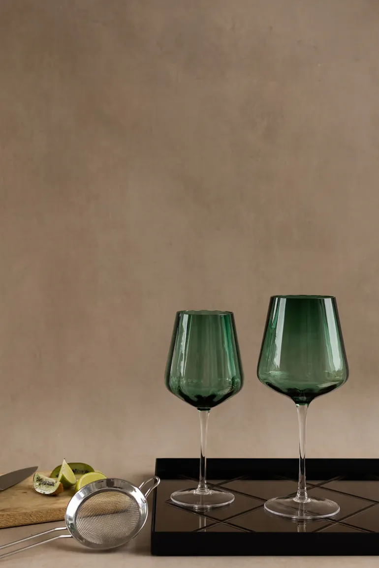Meadow Stemware - Green White wine