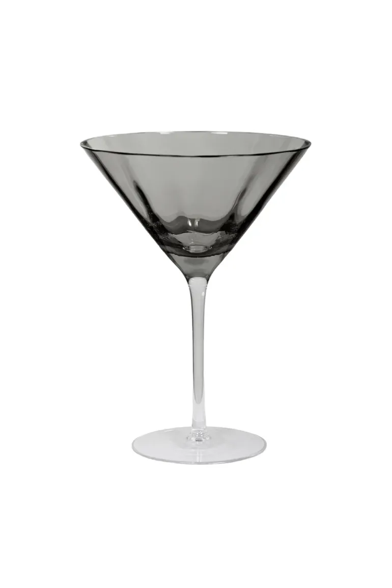 Meadow Stemware - Grey Martini glass