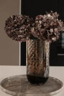 Meadow Swirl Cylinder Vase - Topaz Medium