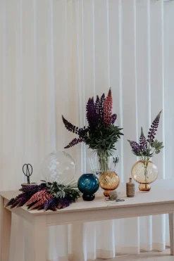 Meadow Swirl Vase - Amber Small