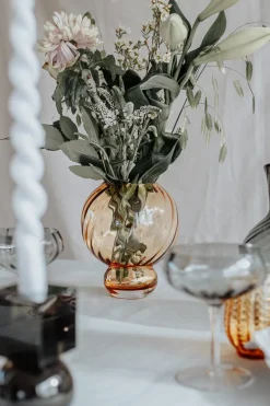 Meadow Swirl Vase - Amber Small