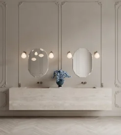 Meadow Swirl Vase - Blue Medium