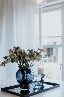 Meadow Swirl Vase - Blue Small