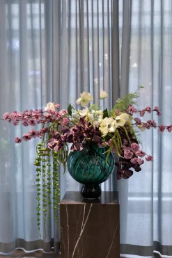 Meadow Swirl Vase - Green Large