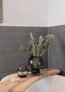 Meadow Swirl Vase - Grey Small