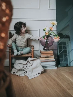 Meadow Swirl Vase - Plum Medium