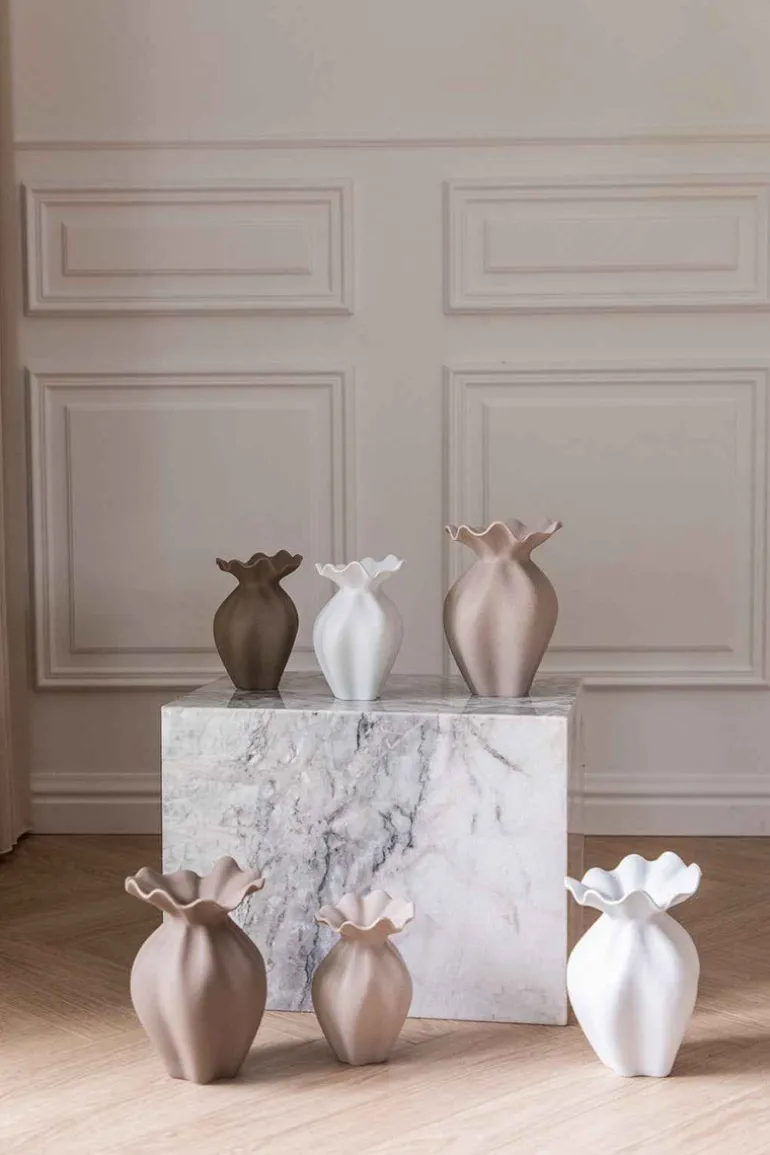 Nellie Vase - Brown Medium