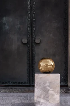 Sadie Vase - Line - Amber Medium