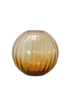 Sadie Vase - Line - Amber Small