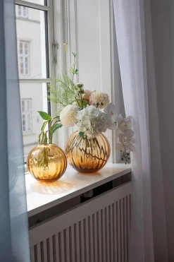 Sadie Vase - Line - Amber Small