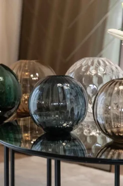 Sadie Vase - Line - Blue Small