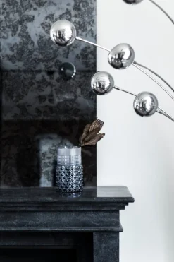 Shade Mirror - Grey/Blue Antique Rectangular