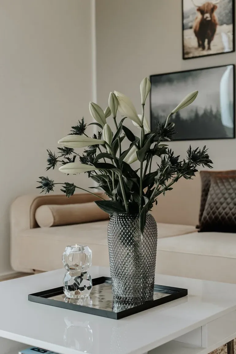 Silver Antique Tray - Silver Antique Square