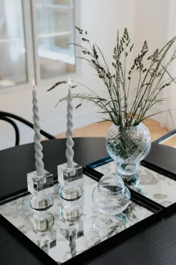 Silver Antique Tray - Silver Antique Square