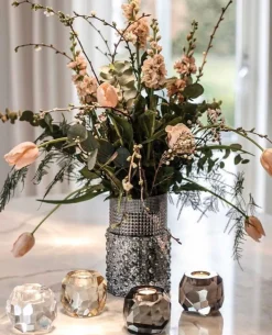 Storm T-Light Candle Holder - Champaign Single