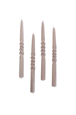 The Curly Candle Collection - Packed with 4 Pieces per box - Blossom Blush Middle Curled