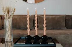 The Curly Candle Collection - Packed with 4 Pieces per box - Canyon Candy Fully Curled