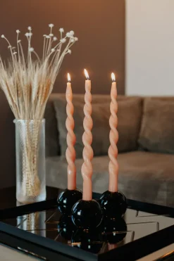 The Curly Candle Collection - Packed with 4 Pieces per box - Canyon Candy Fully Curled