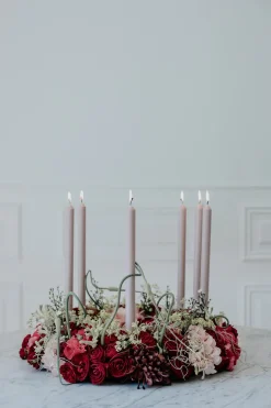 The Extravagant Candle - Nordic Swan Ecolabel - 8 Pieces - Blossom Blush